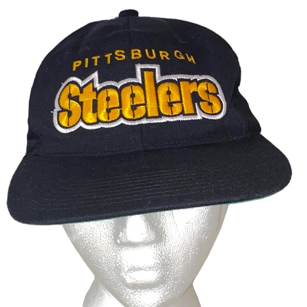 STARTER Vintage Wool Pittsburgh Steelers SnapBack Cap.